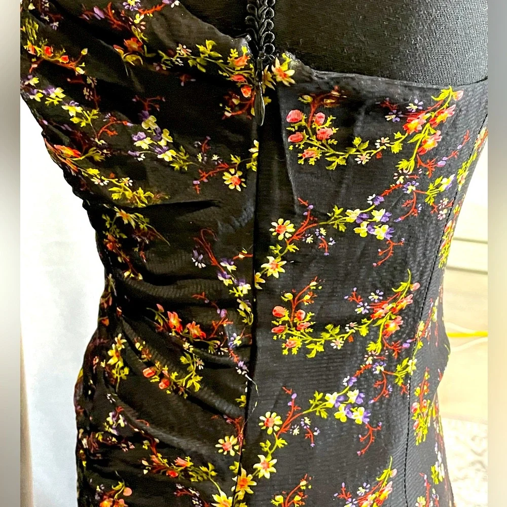 Vintage Y2K Betsey Johnson Ruched Dress - Picture 4 of 5